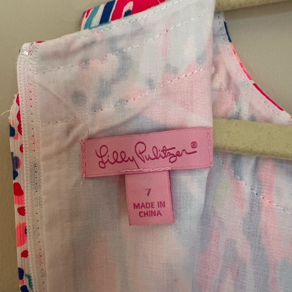 Girls Lilly Pulitzer shift dress Size 7 - Picture 3 of 3